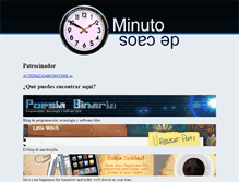 Tablet Screenshot of minutodecaos.com